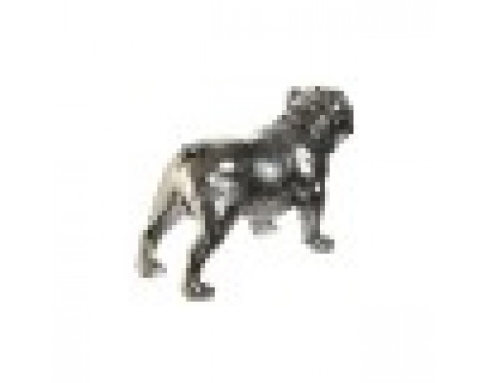 Декоративна фигурка Home ESPRIT Сребрист Куче Loft 28,5 x 11 x 16 cm