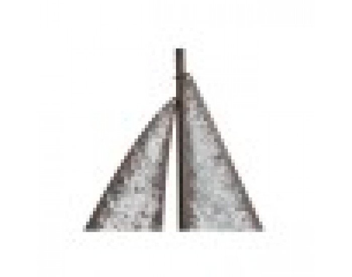 Декоративна фигурка Home ESPRIT Бял Естествен Платноходка Завършек със състаряващо покритие 26 x 6 x 34 cm