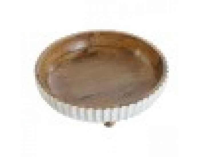 Украса за център на маса DKD Home Decor Бял Тъмно сив 25 x 25 x 9 cm Украса за център на маса DKD Home Decor Бял Тъмно сив 25 x 25 x 9 cm