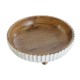 Украса за център на маса DKD Home Decor Бял Тъмно сив 25 x 25 x 9 cm Украса за център на маса DKD Home Decor Бял Тъмно сив 25 x 25 x 9 cm