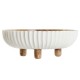 Украса за център на маса DKD Home Decor Бял Тъмно сив 25 x 25 x 9 cm Украса за център на маса DKD Home Decor Бял Тъмно сив 25 x 25 x 9 cm
