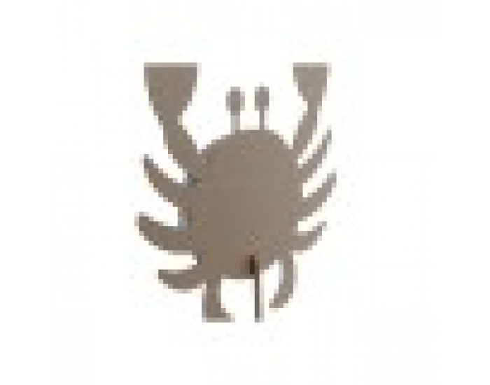 Декоративна фигурка Home ESPRIT Син Червен Естествен Рак 17,5 x 6 x 29 cm (2 броя)