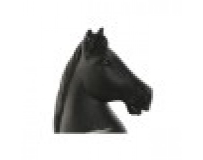 Декоративна фигурка Home ESPRIT Черен Кон 13 x 13 x 33 cm