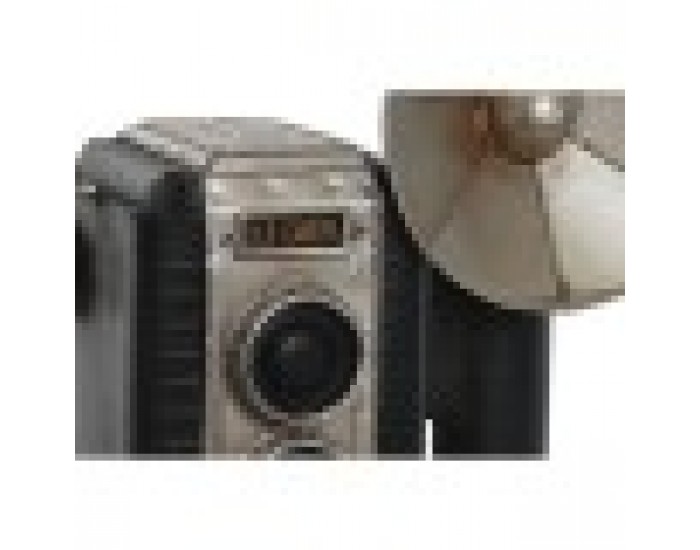 Декоративна фигурка Home ESPRIT Черен Сребрист Фотоапарат Vintage 25 x 14 x 24 cm