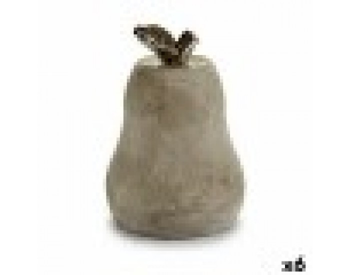 Декоративна фигурка Сив Цимент Круша (15 x 20,5 x 15 cm) (6 броя)