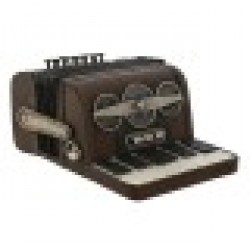 Декоративна фигурка Home ESPRIT Бял Кафяв Черен Сребрист Vintage 18,5 x 24 x 12 cm - Сувенири, Подаръци, Свещи