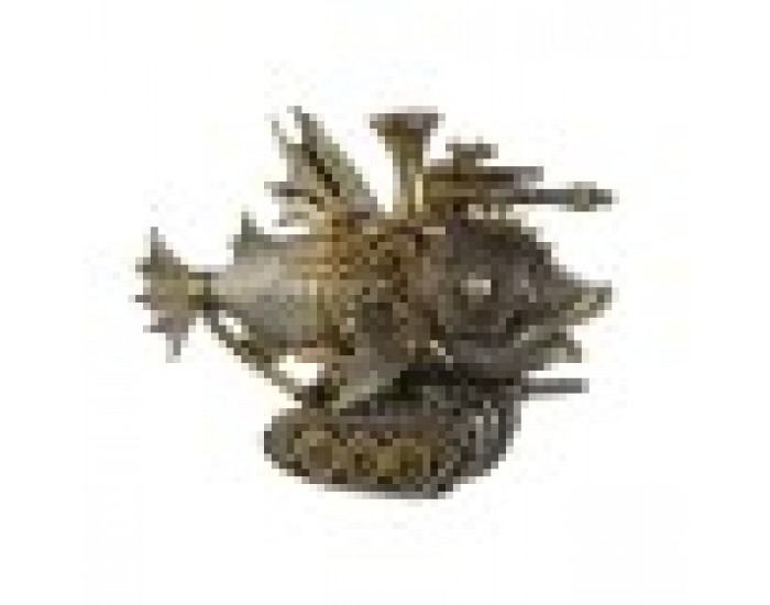 Декоративна фигурка Home ESPRIT Сив Многоцветен Риба 31,5 x 9 x 22 cm