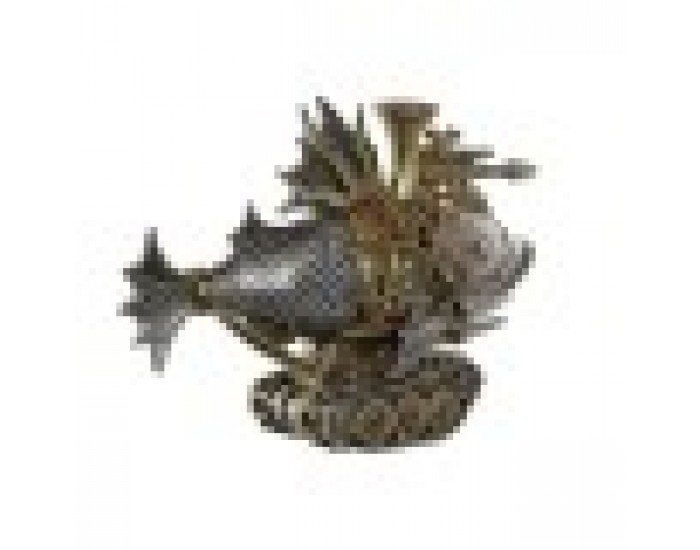 Декоративна фигурка Home ESPRIT Сив Многоцветен Риба 31,5 x 9 x 22 cm