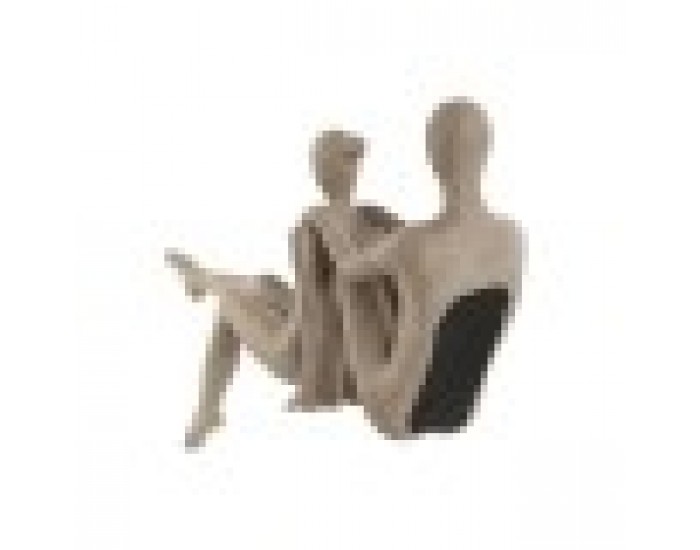 Декоративна фигурка Home ESPRIT Бежов Yoga 20 x 10 x 50 cm