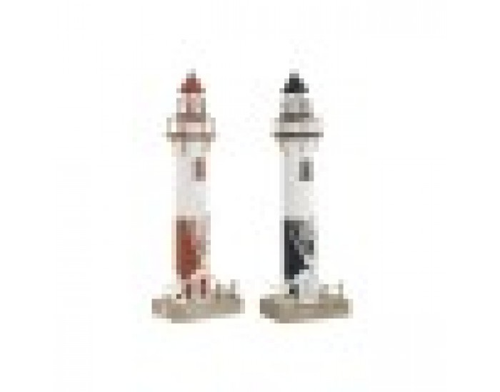 Декоративна фигурка Home ESPRIT Син Бял Червен 11 x 7,5 x 36,5 cm (2 броя)