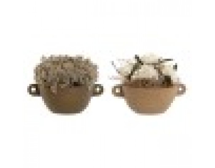 Декоративно Растение Home ESPRIT Цвете 22 x 22 x 14 cm (2 броя)