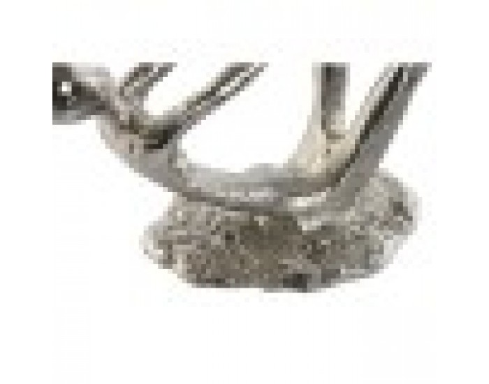 Декоративна фигурка Home ESPRIT Сребрист 25 x 8 x 14 cm (2 броя)