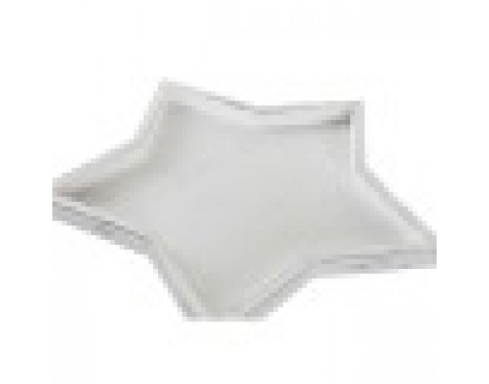 Украса за център на маса DKD Home Decor Дървен Бял (57 x 54 x 3 cm) (3 Части)