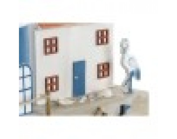 Декоративна фигурка Home ESPRIT Син Червен Многоцветен 17 x 8,5 x 30 cm (2 броя)