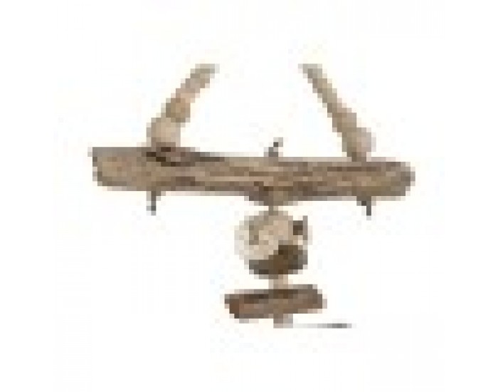 Декоративна фигурка Home ESPRIT Естествен 26 x 3 x 46 cm (2 броя)