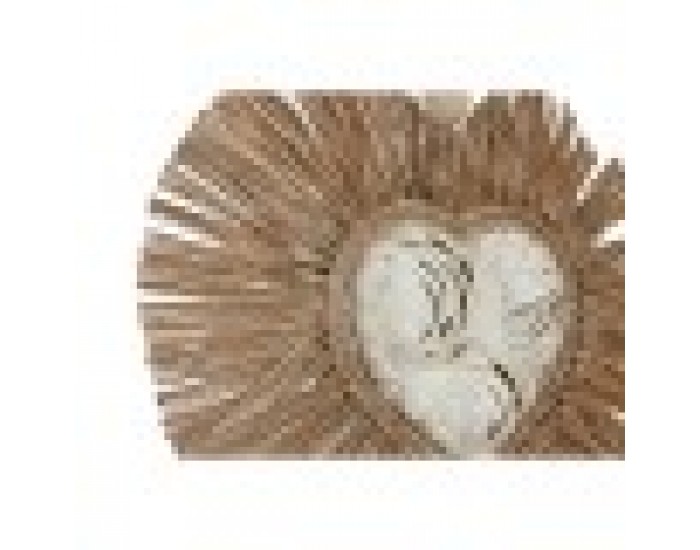 Декоративна фигурка Home ESPRIT Естествен 26 x 3 x 46 cm (2 броя)