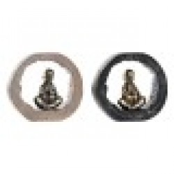 Декоративна фигурка DKD Home Decor Черен Златен Смола Монах (20,8 x 6,5 x 18,5 cm) (2 броя) - Сувенири, Подаръци, Свещи