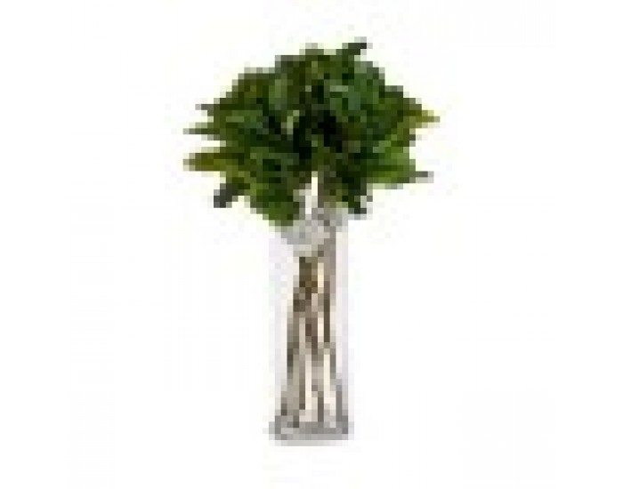 Клон Листи 80 cm Зелен Пластмаса (12 броя)