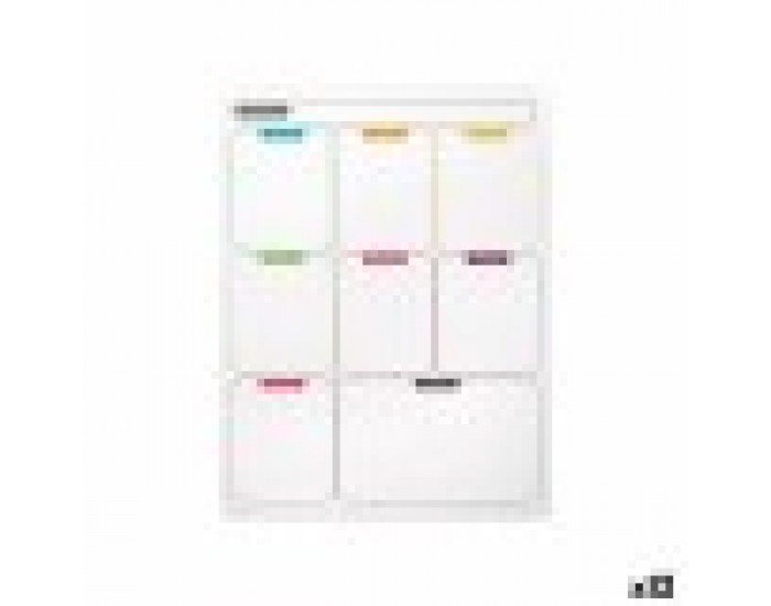 Магнити Pincello 424 Бял 33,5 x 48 x 0,5 cm Xладилник A3 (12 броя)