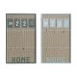 Органайзер DKD Home Decor PP (Полипропилен) Дървен MDF (2 pcs) (30 x 3 x 50 cm) - Сувенири, Подаръци, Свещи
