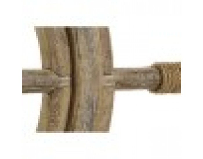 Декорация за стена Home ESPRIT Естествен Шлем Завършек със състаряващо покритие 75 x 4 x 66 cm