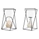 Пясъчен часовник DKD Home Decor Черен Кристал Метал (14 x 14 x 19 cm) (2 броя) Пясъчен часовник DKD Home Decor Черен Кристал Метал (14 x 14 x 19 cm) (2 броя)