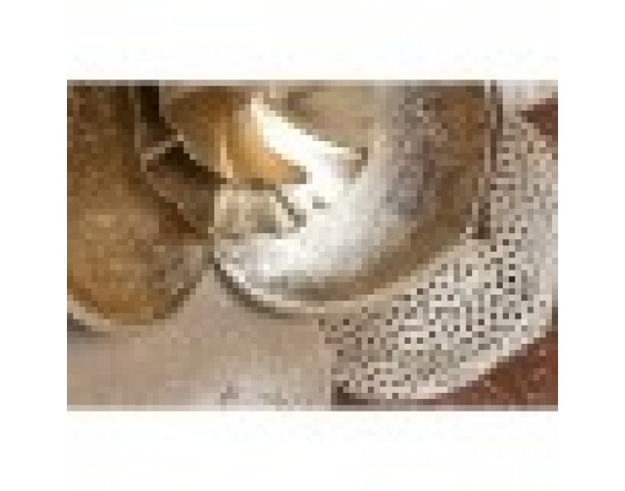 Декорация за стена Home ESPRIT Златен теракота Модерен Цвете 51 x 6,5 x 51 cm