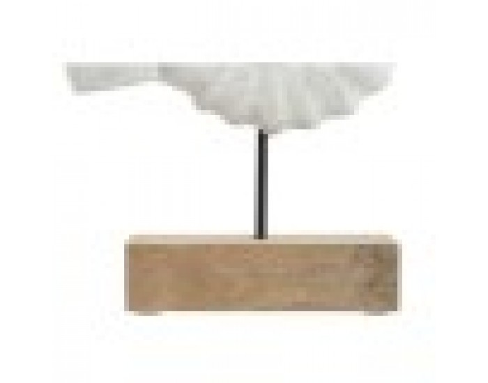 Декоративна фигурка Home ESPRIT Бял Естествен Средиземноморско Раковина 29 x 7,5 x 38,5 cm