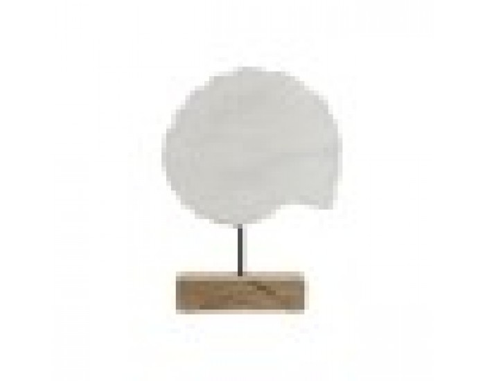 Декоративна фигурка Home ESPRIT Бял Естествен Средиземноморско Раковина 29 x 7,5 x 38,5 cm