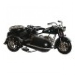 Декоративна фигурка Home ESPRIT Черен Сребрист Vintage Странична количка 35 x 24 x 16,5 cm - Сувенири, Подаръци, Свещи