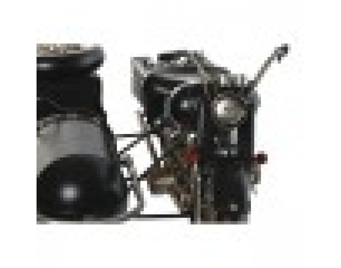 Декоративна фигурка Home ESPRIT Черен Сребрист Vintage Странична количка 35 x 24 x 16,5 cm