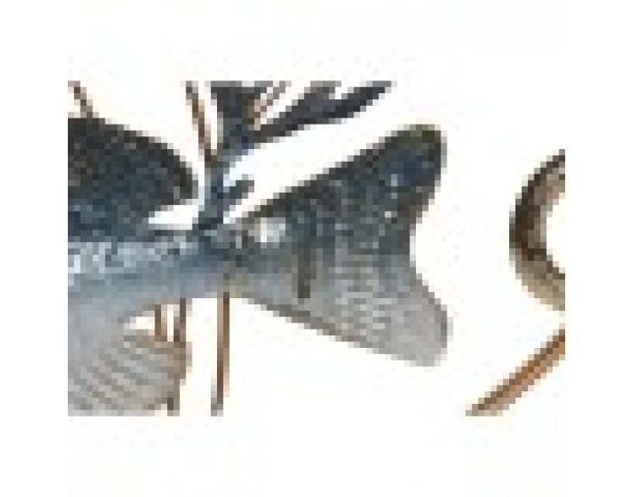 Декорация за стена Home ESPRIT Син Златен Средиземноморско Риби 91 x 4,5 x 50 cm