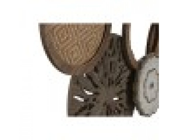 Декорация за стена Home ESPRIT Естествен Кръгове 75 x 4,5 x 38 cm