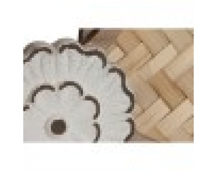 Декорация за стена Home ESPRIT Естествен Кръгове 75 x 4,5 x 38 cm