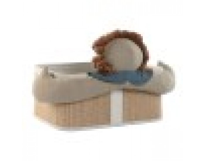 Игра на Кошници Home ESPRIT Зелен Естествен 40 x 32 x 27 cm (2 Части)