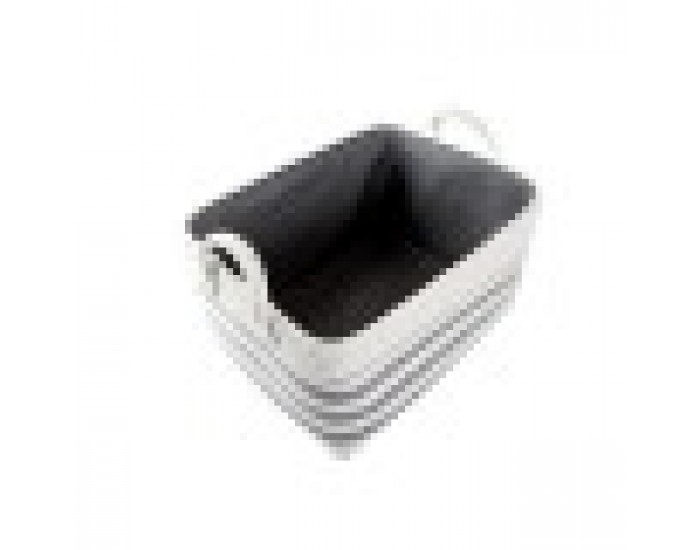 Игра на Кошници DKD Home Decor Райета Сив Памук (40 x 30 x 23 cm) (2 Части)