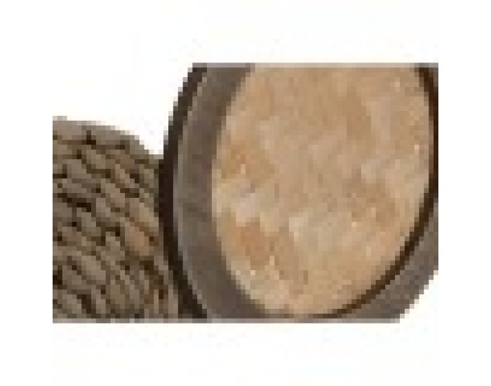 Декорация за стена Home ESPRIT Бял Естествен Кръгове 70 x 5,5 x 43 cm