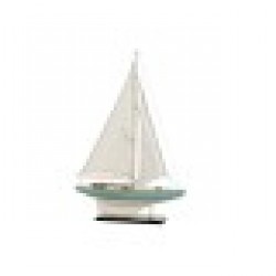 Barco DKD Home Decor 42 x 9 x 62 cm Бял Зелен - Сувенири, Подаръци, Свещи
