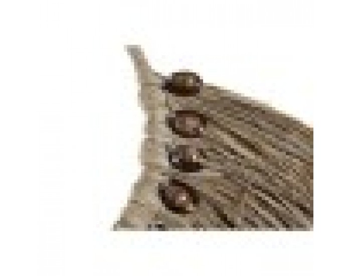 Декорация за стена DKD Home Decor Естествен Раковини влакно (75 x 3 x 62 cm)