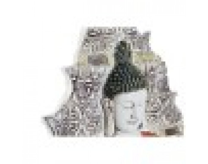 Декорация за стена DKD Home Decor Буда Смола (19 x 3.1 x 26.5 cm) (3 pcs)