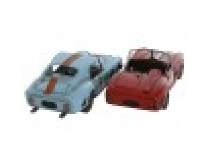 Декоративна фигурка Home ESPRIT Син Червен Vintage 31 x 12 x 9 cm (2 броя)