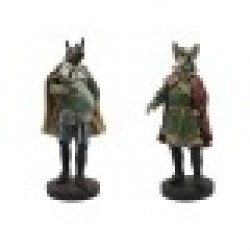 Декоративна фигурка Home ESPRIT Многоцветен 20 x 15 x 42 cm (2 броя) - Сувенири, Подаръци, Свещи