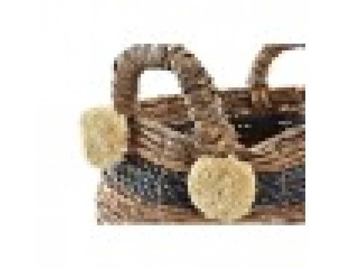 Игра на Кошници DKD Home Decor Колониален влакно (31 x 31 x 33 cm)