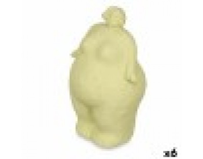 Декоративна фигурка Зелен Dolomite 14 x 25 x 11 cm (6 броя) Дама На крак