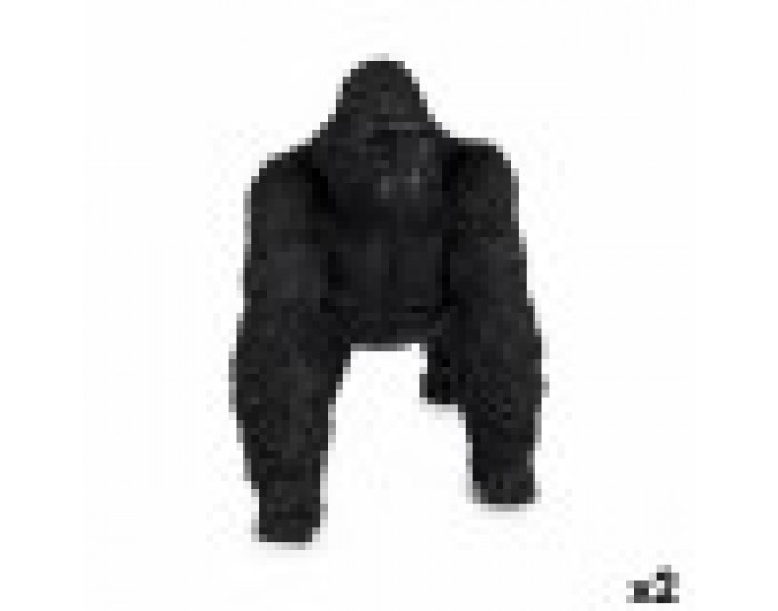 Декоративна фигурка Горила Черен 20 x 27 x 34 cm (2 броя)