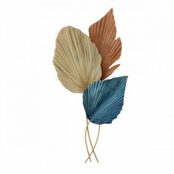Декорация за стена DKD Home Decor Метал Многоцветен Модерен Лист на растение (49 x 12,7 x 103 cm) Декорация за стена DKD Home Decor Метал Многоцветен Модерен Лист на растение (49 x 12,7 x 103 cm) - Сувенири, Подаръци, Свещи