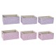 Игра на Кошници DKD Home Decor полиестер (40,5 x 27,5 x 18 cm) (2 броя)