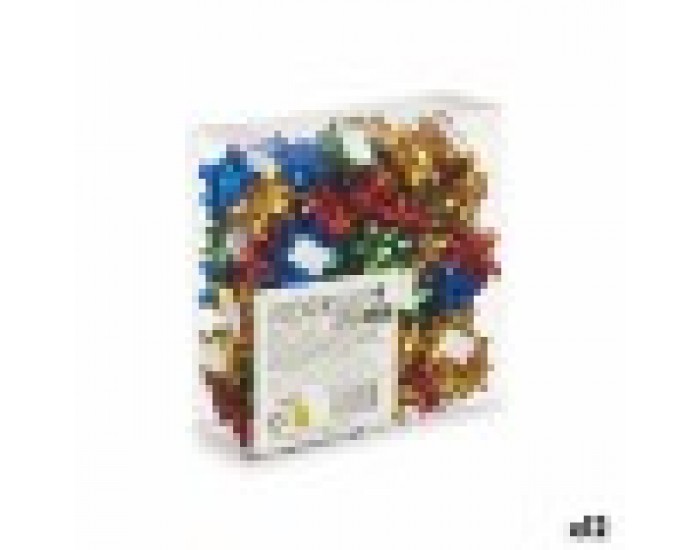 Примка матов 4 cm Многоцветен PVC (12 броя)