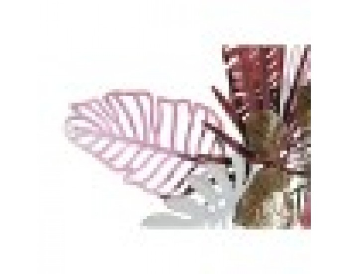 Декорация за стена DKD Home Decor Метал Lilled (66 x 13 x 74 cm)