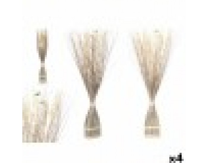 Декоративно Цвете GiftDecor DD115008 Бял 14 x 100 x 10 cm 8 x 100 x 18 cm (4 броя)